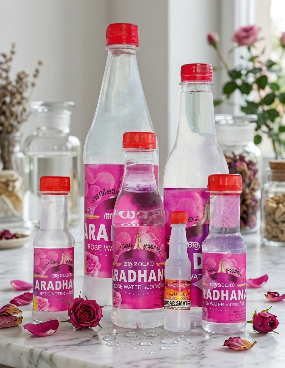 Aradhana rose water (panineer) — all sizes